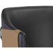 Carter 43 inch Napa Black / Napa Cognac Barstool